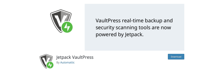 VaultPress plugin homepage