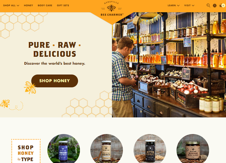 Asheville Bee Chamber Website Example