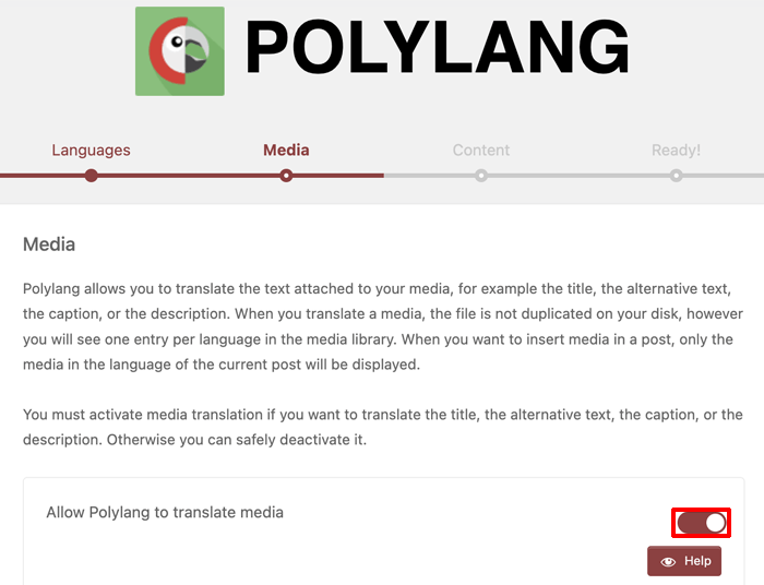 Enable Translation on Media Polylang - How to Make a Website Multilingual