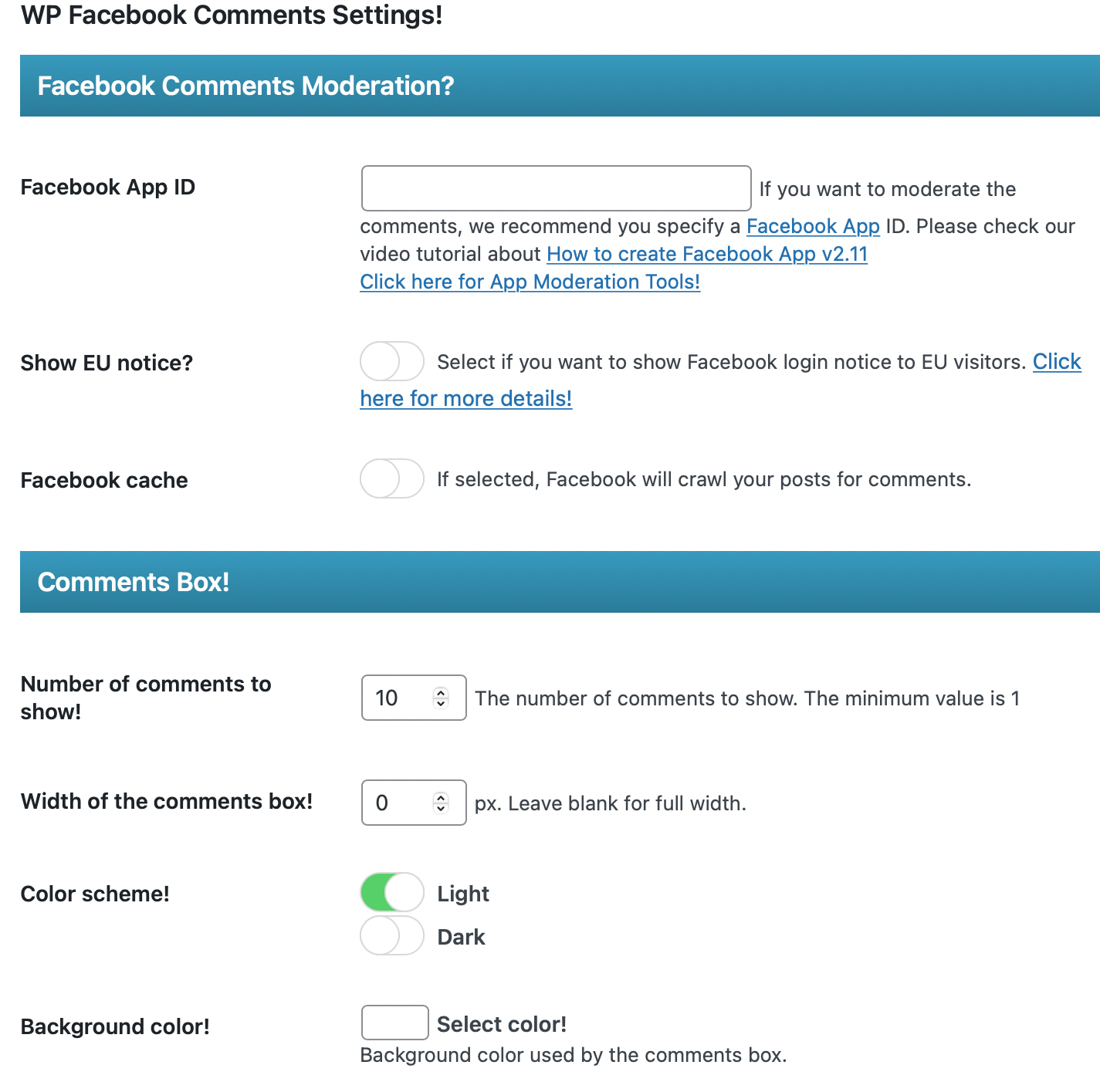 How to display Facebook comments on WordPress.