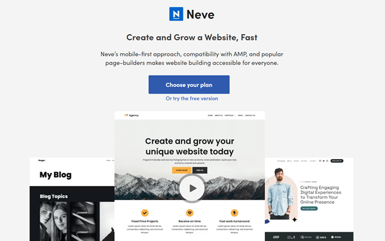 Introducing Neve WordPress Theme