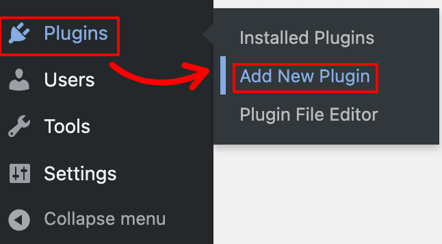 Navigate to Add New Plugin
