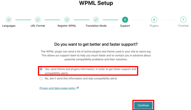 Sending Plugin Info to WPML