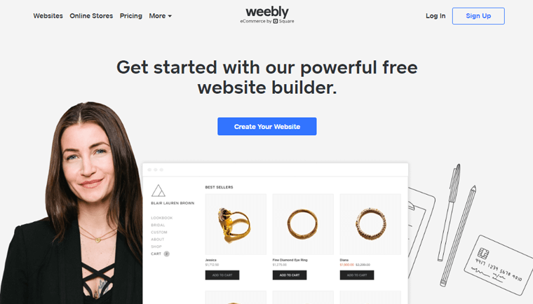 Weebly Blogging Platform