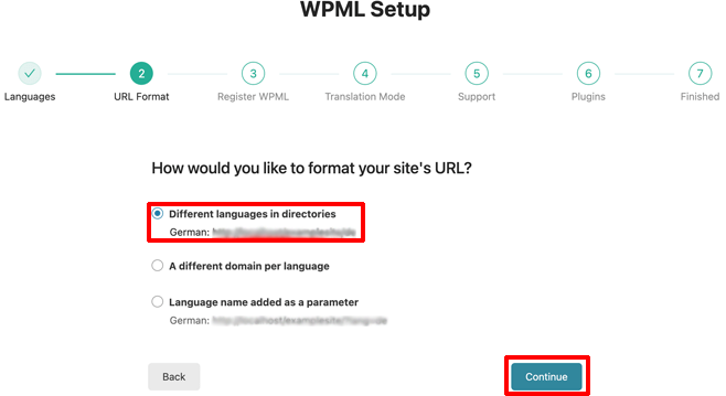 WPML Site URL Formatting - How to Make a Website Multilingual in WordPress