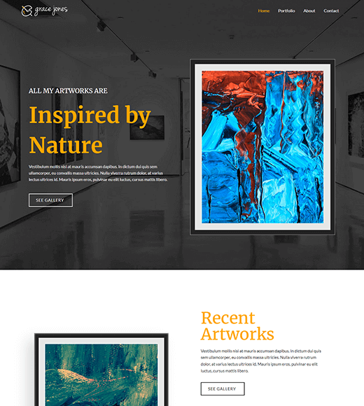 Astra Artist - WordPress Themes for Artists
