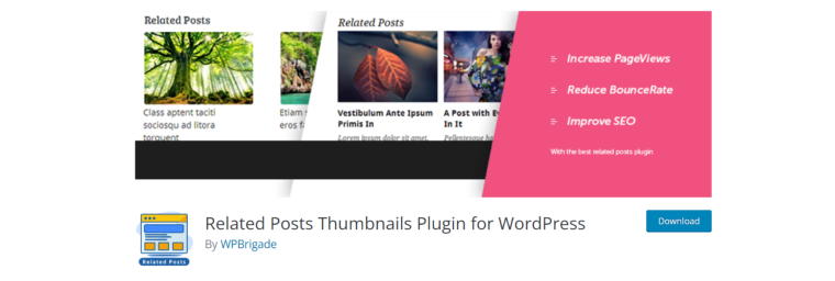 related posts thumbnails plugin page on WordPress.org
