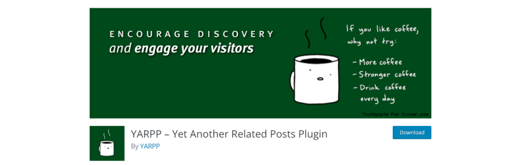 Yet Another Related Posts Plugin page on WordPress.org