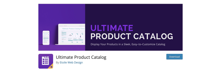 Ultimate product catalog plugin