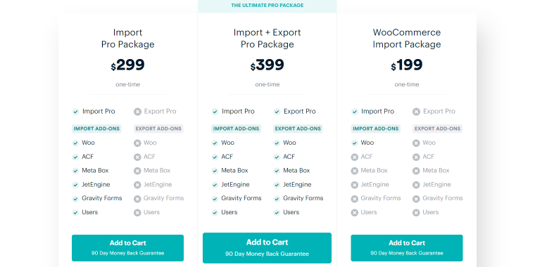 wp all import pricing