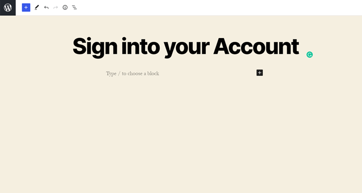 Customize New Login Page
