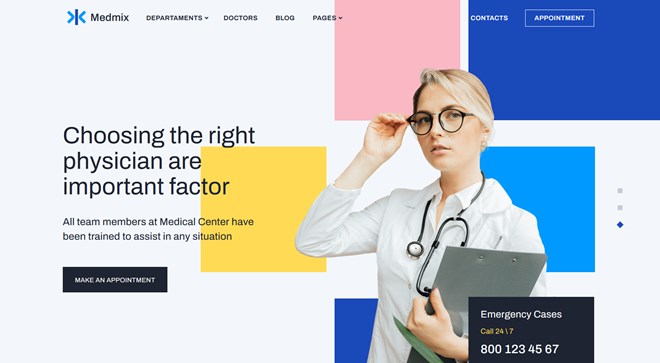 Medmix Medical WordPress Theme