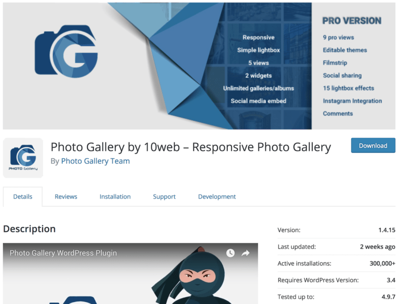 Photo Gallery plugin