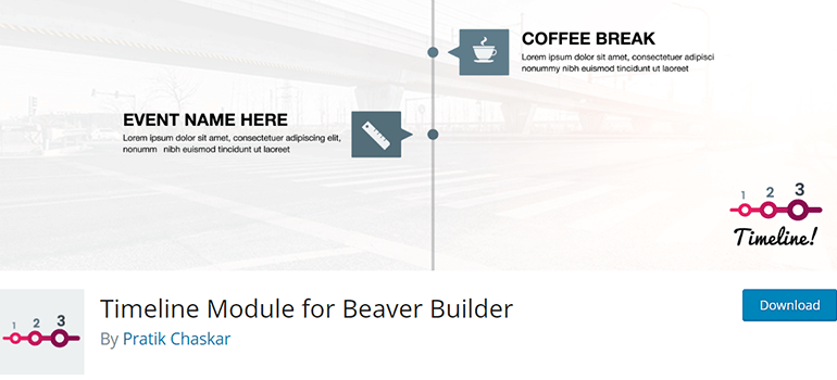 Timeline Module for Beaver Builder - WordPress Timeline Plugins